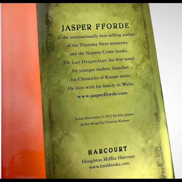 The Last Dragonslayer- Jasper Fforde EUC - Picture 4 of 4